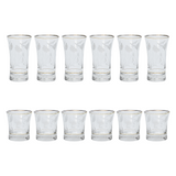 Pasabahce Longdrink & Tumbler Set, 12 Pieces -Gold