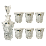 Bohemia Crystal Bottle & Tumbler Set, 7 Pieces