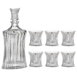 Bohemia Crystal Bottle & Tumbler Set, 7 Pieces