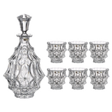 Bohemia Crystal Bottle & Tumbler Set, 7 Pieces