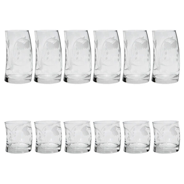 Pasabahce Longdrink & Tumbler Set, 12 Pieces 290 & 250 ml Sheffield