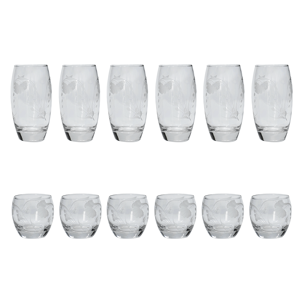 Pasabahce Longdrink & Tumbler Set, 12 Pieces