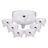 Bohemia Crystal Bowl Set, 7 Pieces