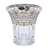 Bohemia Crystal Tumbler Set, 6 Pieces -Silver