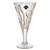 Bohemia Crystal Drink Set, 7 Pieces -Gold