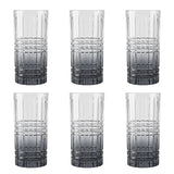 Longdrink Set, 6 Pieces -Black