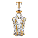 Bohemia Crystal Drink Set, 7 Pieces -Gold