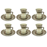 Falkenporzellan Coffee Set, 12 Pieces -Silver -Porcelain