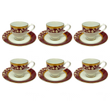 Yamasen Coffee Set, 12 Pieces -Porcelain