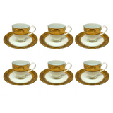 Yamasen Coffee Set, 12 Pieces -Porcelain