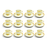 Falkenporzellan Coffee Set, 24 Pieces -Gold -Porcelain