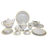 Falkenporzellan Dinner Set, 112 Pieces -Gold -Porcelain