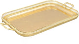 Queen Anne Oblong Tray with Handles -51.5x29cm -Gold Plated