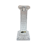 Bohemia Crystal Candle Holder -Hand Cut -20 cm