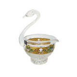 ﻿Bohemia Crystal Goose -Gold -13 cm