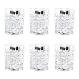 Bohemia Crystal Tumbler Diamond Set, 6 Pieces -230 ml