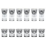 Pasabahce Longdrink & Tumbler Set, 12 Pieces -Silver -340 & 250 ml