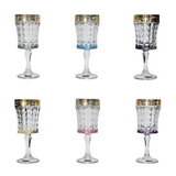 Bohemia Crystal Goblet Diamond Set, 6 Pieces -200 ml