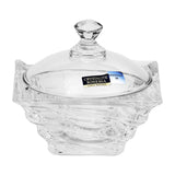 Bohemia Crystal Sugar Bowl with Cover -11.5 cm