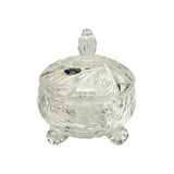 Bohemia Crystal Sugar Bowl with Cover & Legs -10 cm