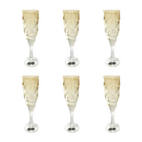 Bohemia Crystal Flute Set, 6 Pieces