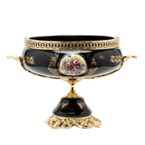 Limoge Rostema Bowl -Cobalt Blue & Gold -25x27 cm