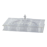 Acrylic Nut Box with Lid 6 Sections -46x33 cm