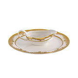Falkenporzellan Dinner Set, 112 Pieces -Gold -Porcelain