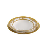 Falkenporzellan Dinner Set, 112 Pieces -Gold -Porcelain