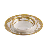 Falkenporzellan Dinner Set, 112 Pieces -Gold -Porcelain