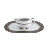 Falkenporzellan Dinner Set, 112 Pieces -Silver -Porcelain