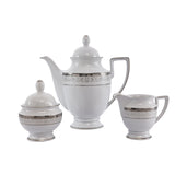 Falkenporzellan Dinner Set, 112 Pieces - Silver - Porcelain