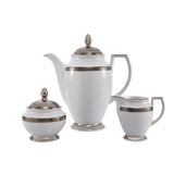 Falkenporzellan Dinner Set, 112 Pieces -Silver -Porcelain