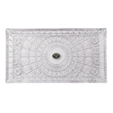 Rectangular Bohemia Crystal Tray -30x16 cm