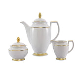 Falkenporzellan Dinner Set, 112 Pieces -Gold -Porcelain