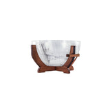 Plate with Wooden Base