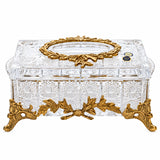 Bohemia Crystal Tissue Box -21x12 cm