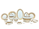 Thailand Dinner Set, 113 Pieces -Gold -Porcelain