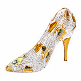 Bohemia Crystal Gold High Heels -22 cm