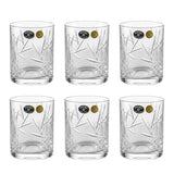 Bohemia Crystal Tumbler Set, 6 Pieces -320 ml