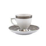 Falkenporzellan Dinner Set, 112 Pieces -Silver -Porcelain