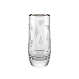 Pasabahce Longdrink, Tumbler, Tea Cups & Saucer Set, 24 Pieces -Silver