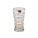 Bohemia Crystal Drink Set, 7 Pieces -Gold﻿