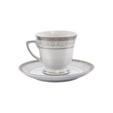 Falkenporzellan Dinner Set, 112 Pieces - Silver - Porcelain