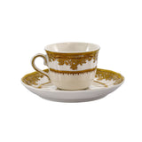 Falkenporzellan Dinner Set, 112 Pieces -Gold -Porcelain