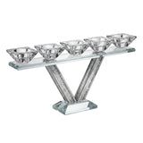 Five-candle Crystal Candelabra -15.5 cm