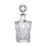 Bohemia Crystal Drink Set, 7 Pieces -Silver
