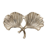 Leaf Shaped Plate for Nuts -Silver -30 cm