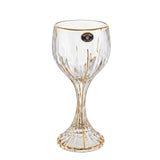 Bohemia Crystal Drink Set, 7 Pieces -Gold