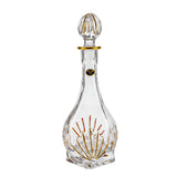 Bohemia Crystal Drink Set, 7 Pieces -Gold